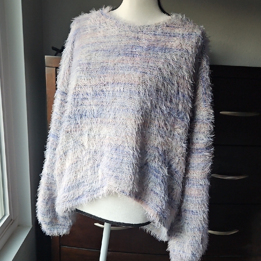 Candie's Cozy Eyelash Fuzzy Sweater XL